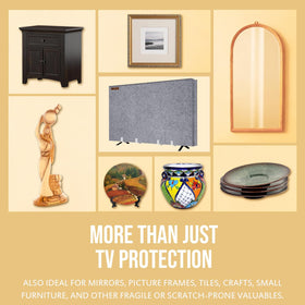IC ICLOVER TV Cover serves as decorative protection and practical screen safeguard.