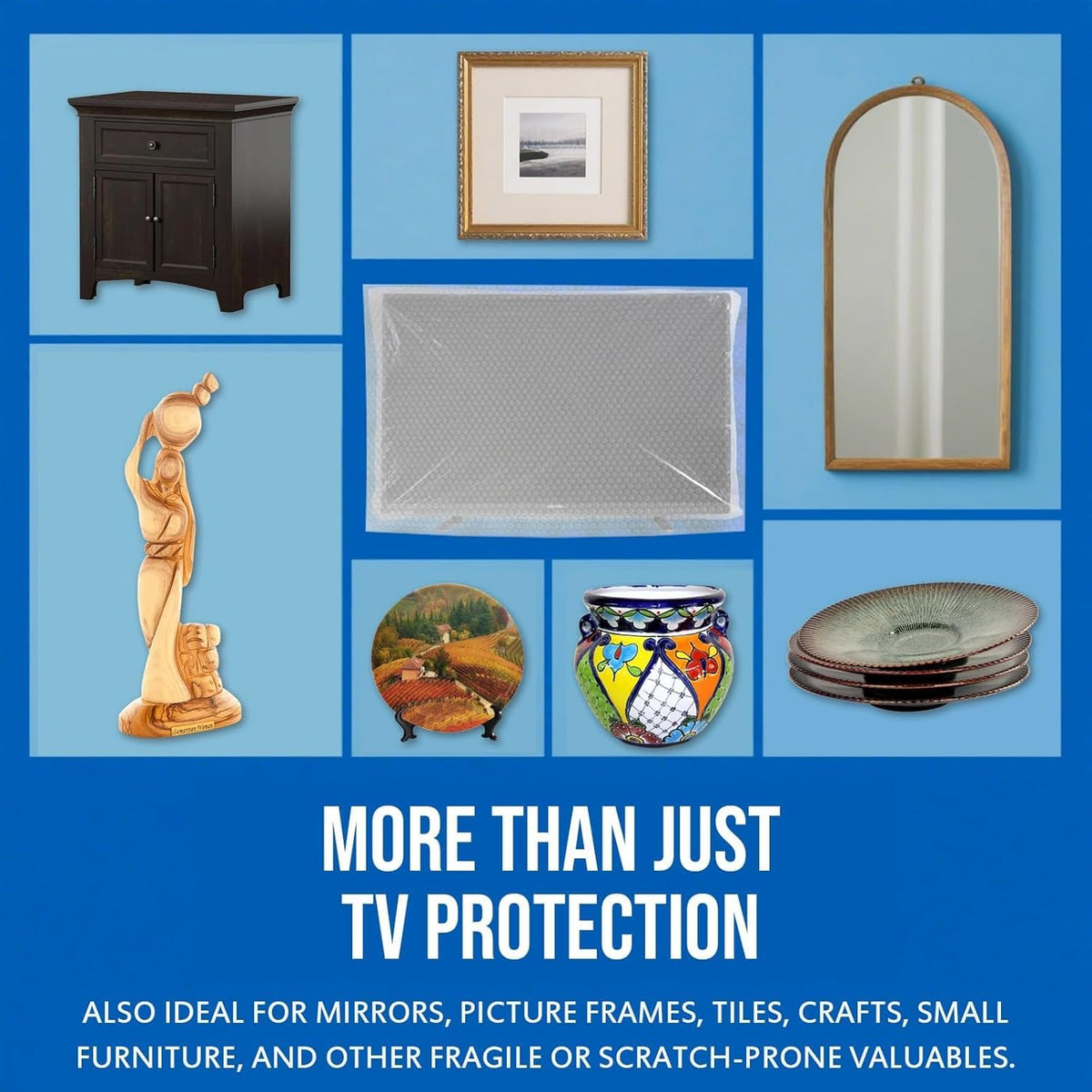 IC ICLOVER universal-fit tv cover fits most LED/LCD/OLED screens securely.