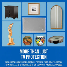 IC ICLOVER universal-fit tv cover fits most LED/LCD/OLED screens securely.