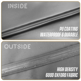 IC ICLOVER close-up of 600D oxford texture demonstrating weather resistance