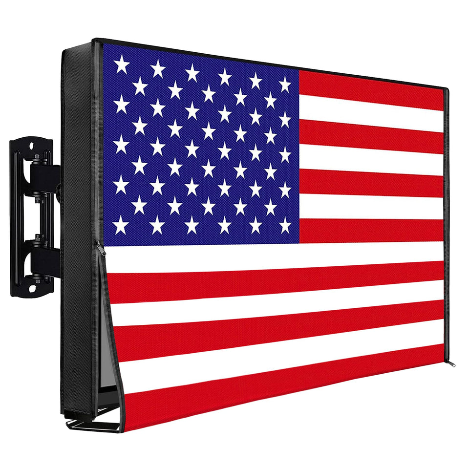 IC ICLOVER front flag design showing patriotic style and weather protection