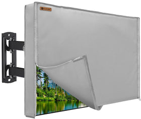 IC ICLOVER front view of cover on a wall-mounted TV protecting from weather