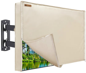 IC ICLOVER front view covered TV showing full weather protection benefit