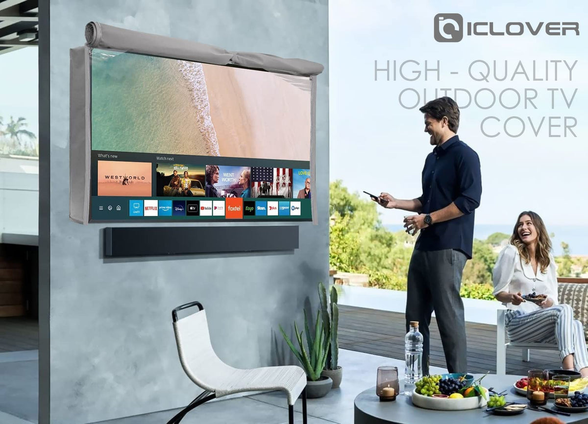IC ICLOVER cover shown next to chair to illustrate 51"W x 30"H x 4.5"D scale