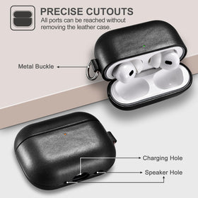 ICARER soft inner liner cushions AirPods Pro 3 from shocks.