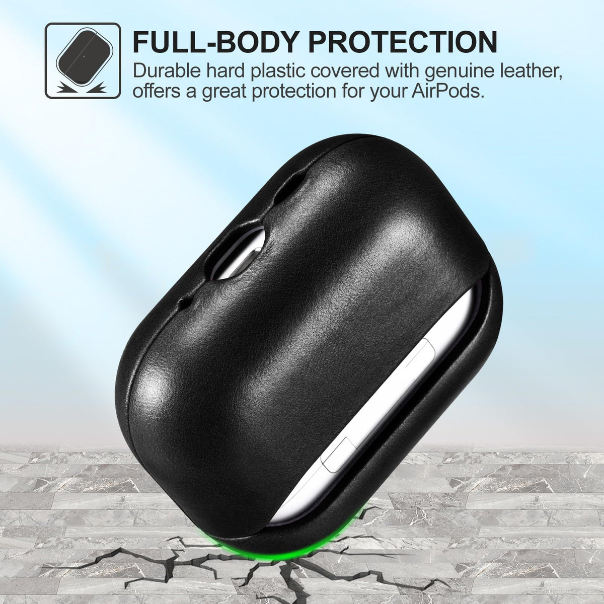 ICARER case supports wired and wireless charging with case on.