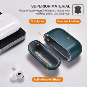 Front LED indicator shows battery status on ICARER AirPods Pro 3 case.