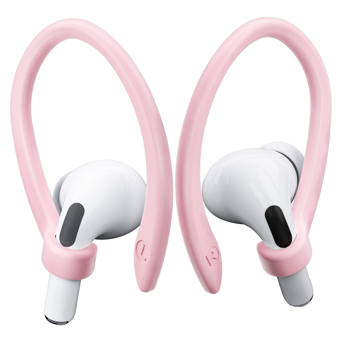 ICARERSPACE pink earhook clip-on for secure all-day wear during workouts.