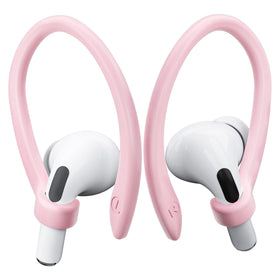 ICARERSPACE pink earhook clip-on for secure all-day wear during workouts.