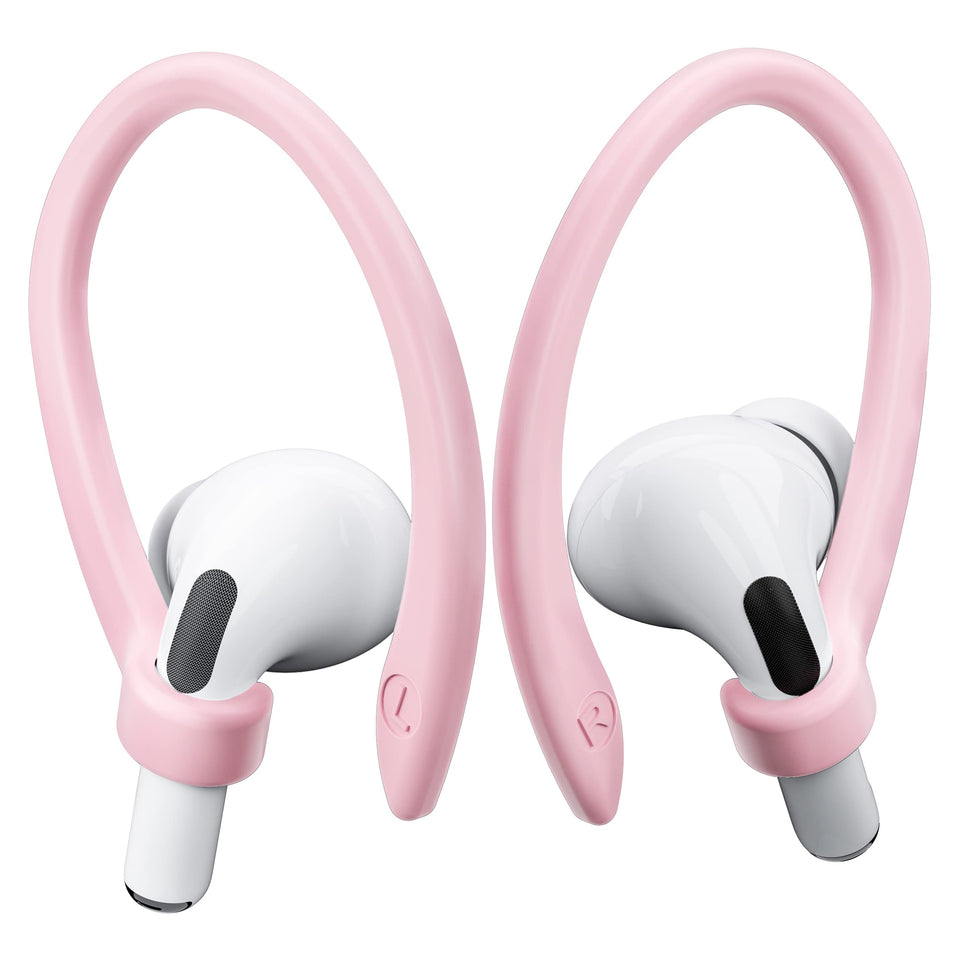 ICARERSPACE pink earhook clip-on for secure all-day wear during workouts.
