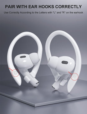 ICARERSPACE earhook compatibility with AirPods 1 2 3 4 and Pro series