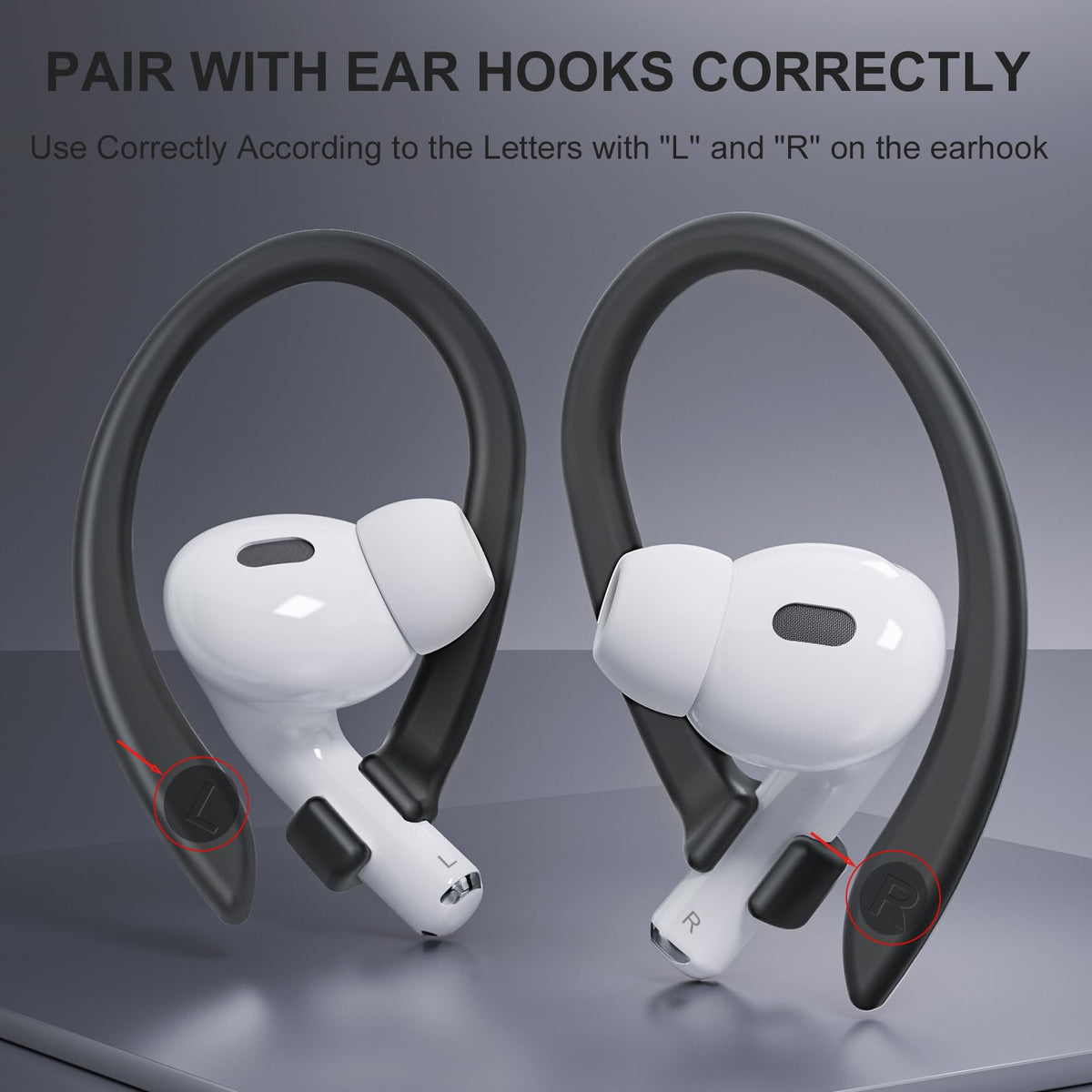 ICARERSPACE earhooks TPU comfort close-up, long-wear feel you almost forget they’re there