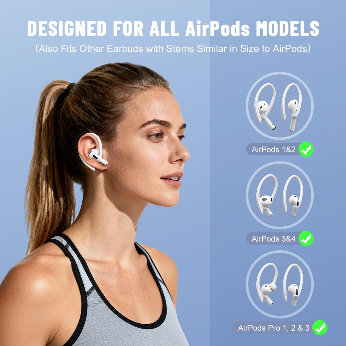 ICARERSPACE secure-fit design stays in place during running and cycling.