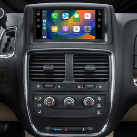 iCarSEPTON Grand Caravan Android radio display delivering crisp multimedia and offline maps
