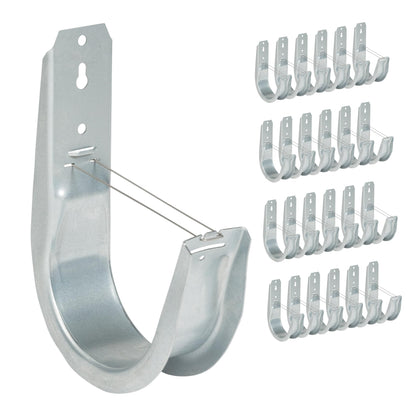 ICC 4-Inch wall mount J-Hook secures cables along walls for tidy runs