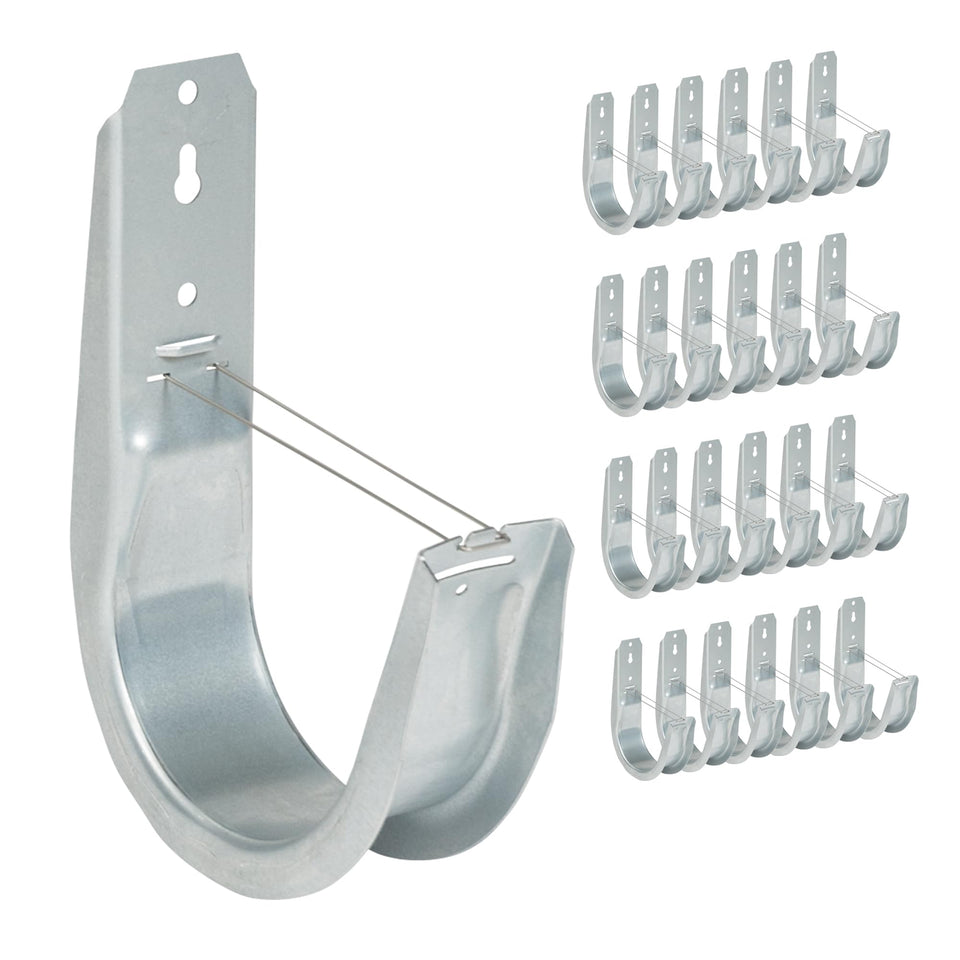 ICC 4-Inch wall mount J-Hook secures cables along walls for tidy runs