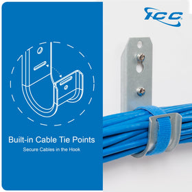 ICC twenty-five J-Hooks bundled ready for medium installation projects
