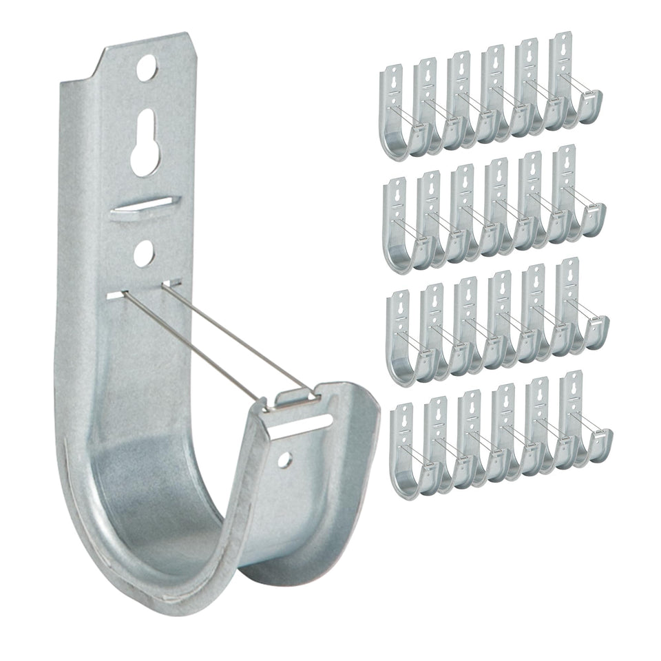 ICC j-hook front packaging showing 25-pack and ready-to-install benefit