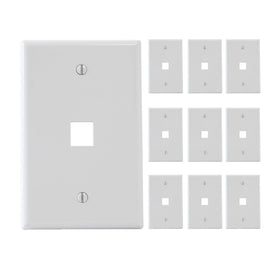 ICC oversized faceplate front view showing clean finish and professional coverage