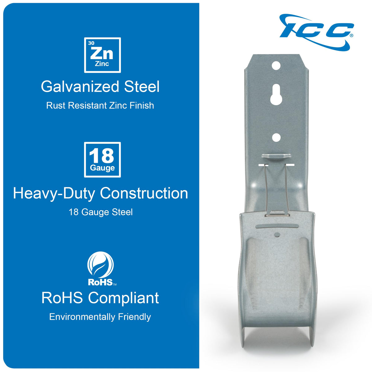 ICC reinforced-frame J-Hook adds strength for cable bundles