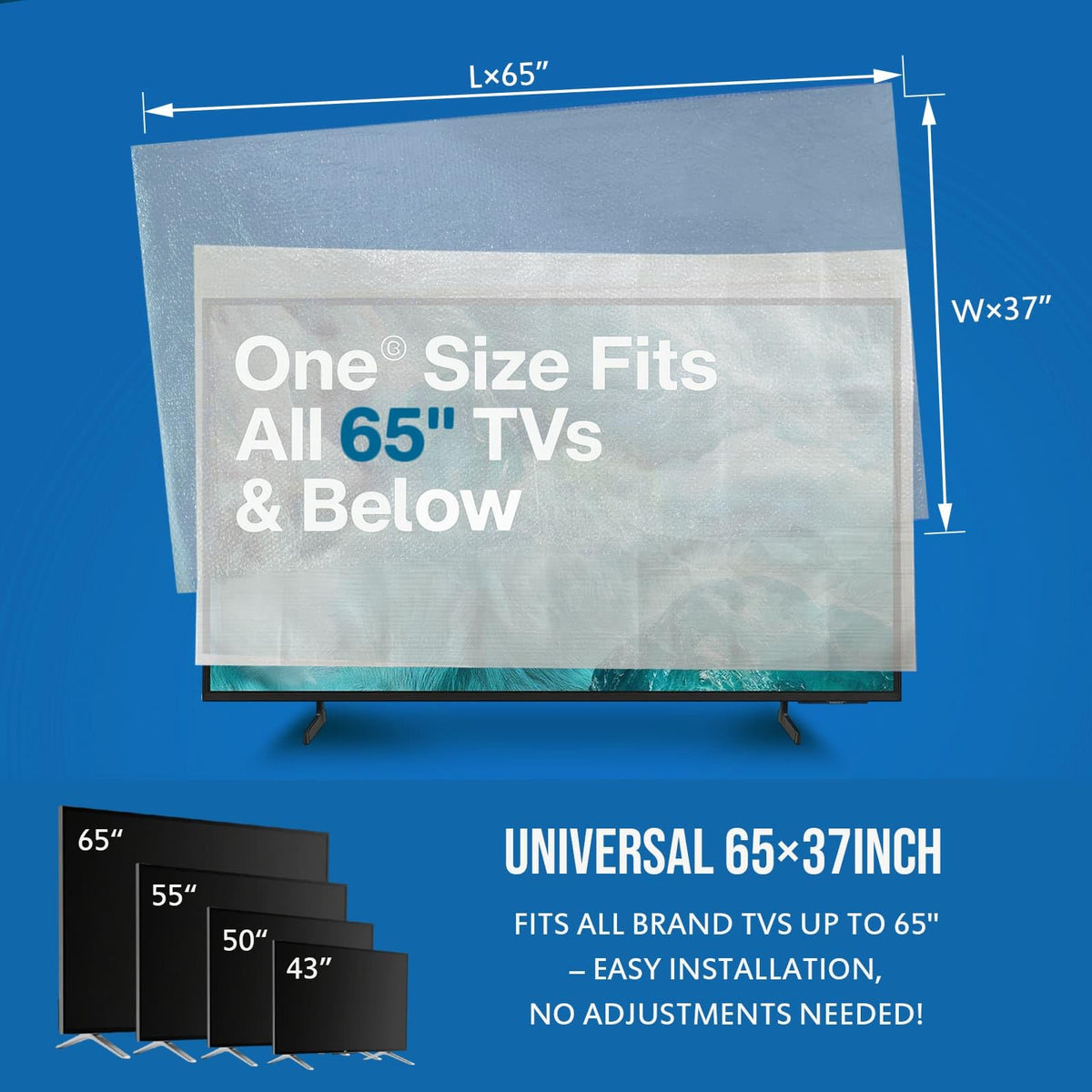 IC ICLOVER bubble protective cover for TV cushions impacts and dust during moving