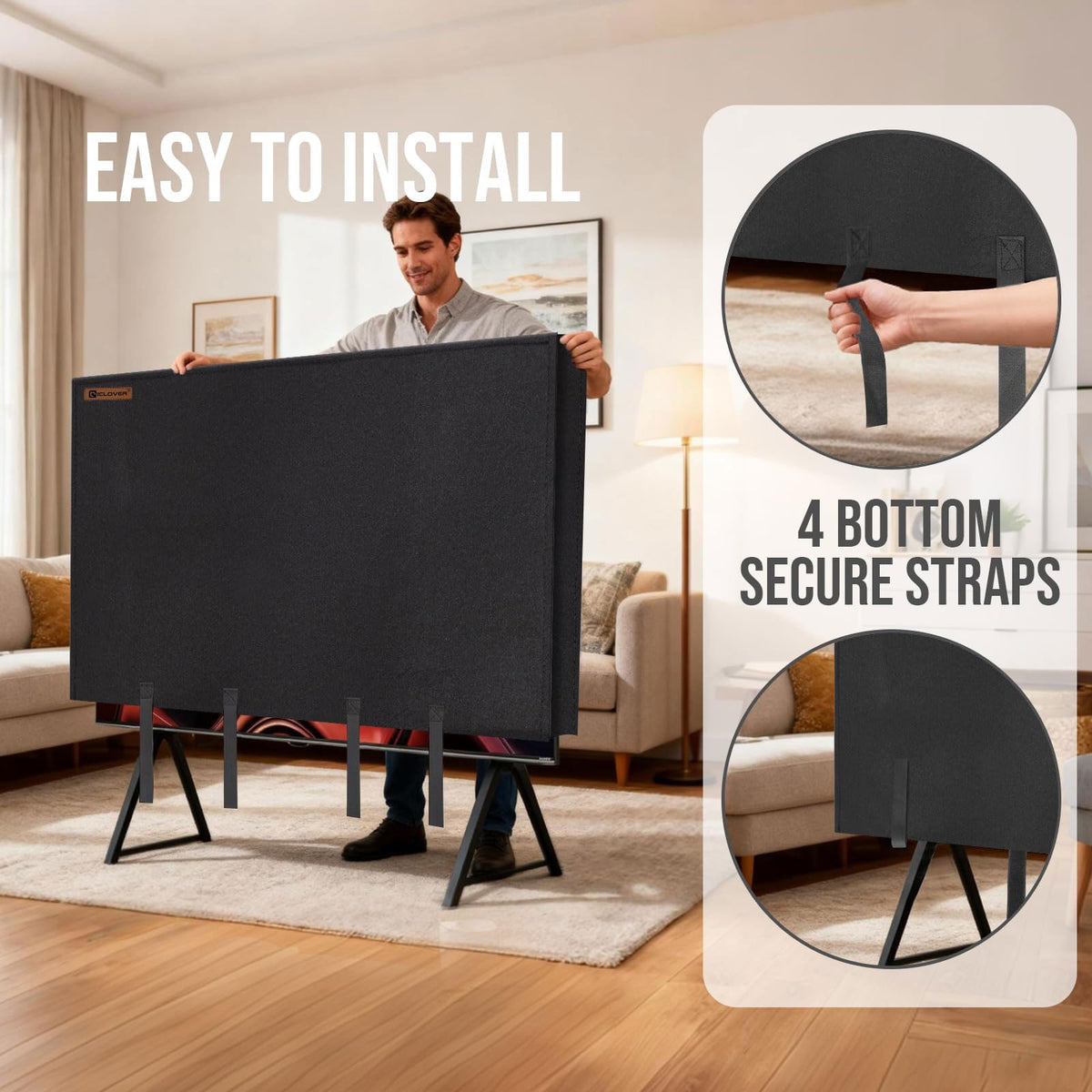 Lightweight, reusable design is easy to install between moves
