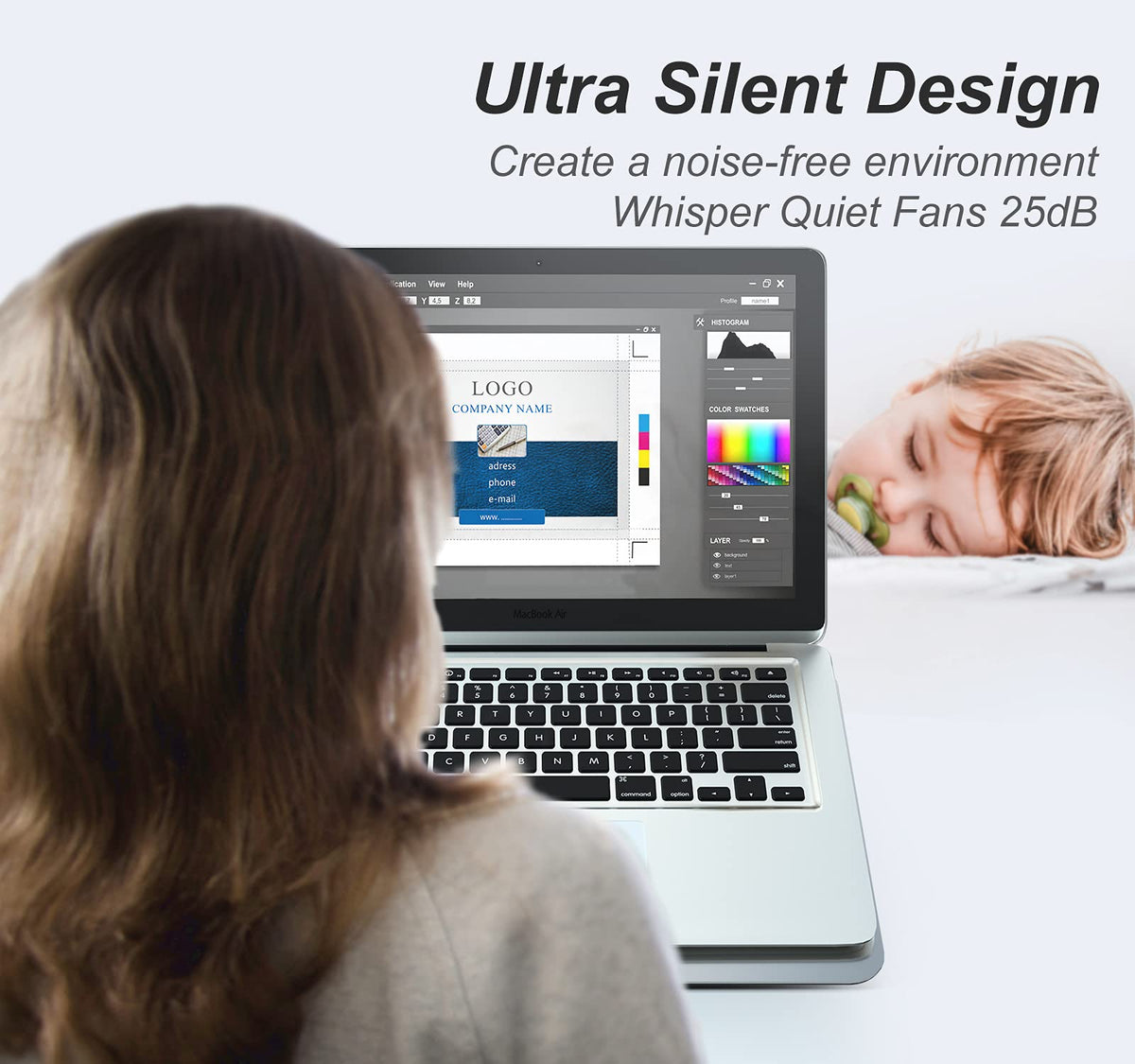 ICE COOREL slim aluminum surface provides durable portable cooling.