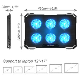 ICE COOREL 6 ultra-quiet fans deliver cooling without distracting noise
