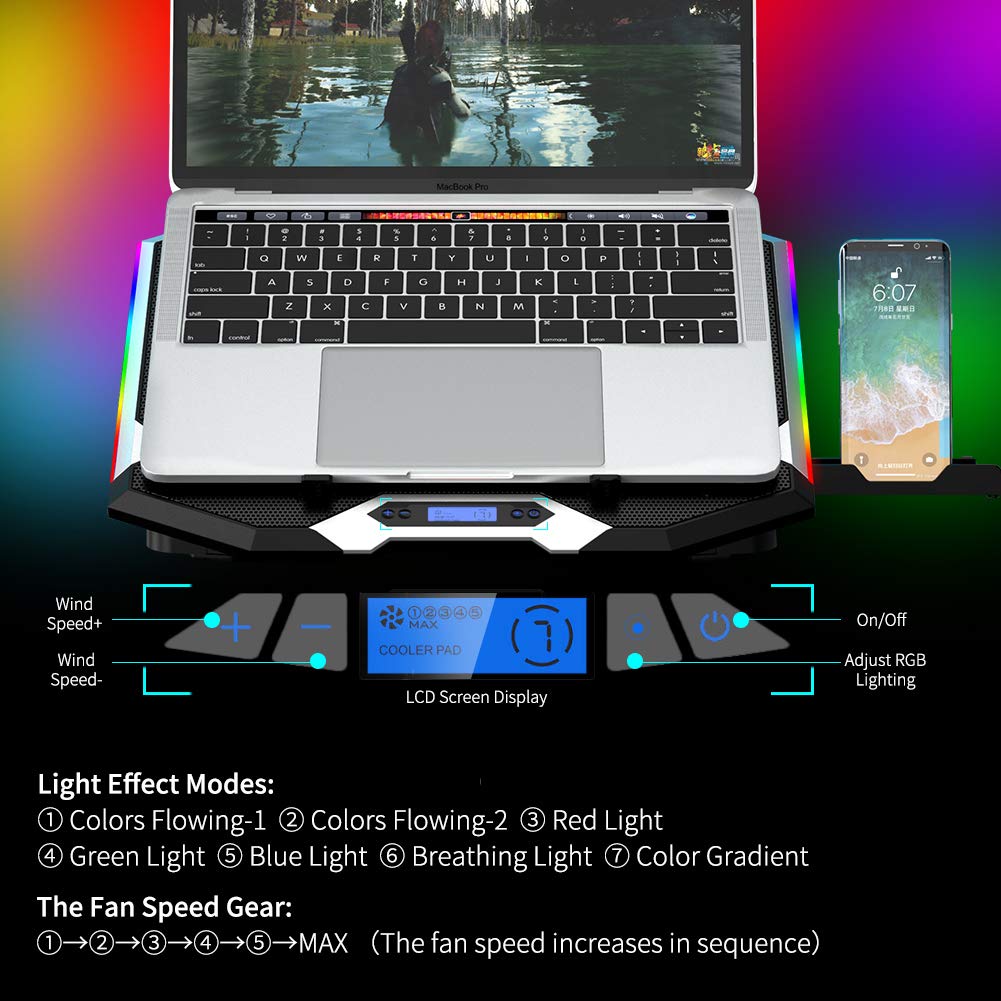ICE COOREL built-in phone stand keeping a second screen handy