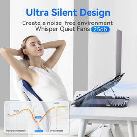 ICE COOREL quiet fans create a distraction-free workspace during tasks.