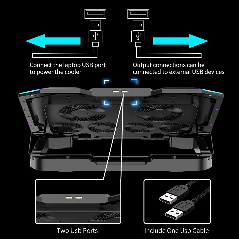 ICE COOREL next to 17-inch laptop illustrating size compatibility