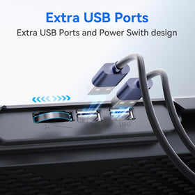 ICE COOREL universal compatibility fits laptops up to 17 inches for home or office use.