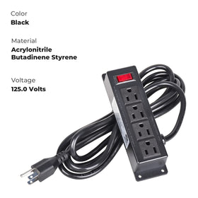 ICEELEC compact power strip saves space on furniture surfaces