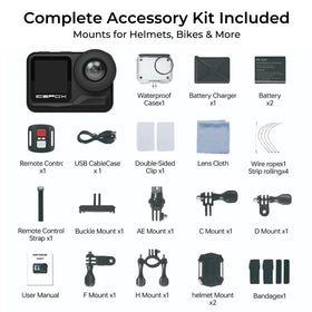 Icefox versatile mounts and accessories for bikes, helmets, boards.