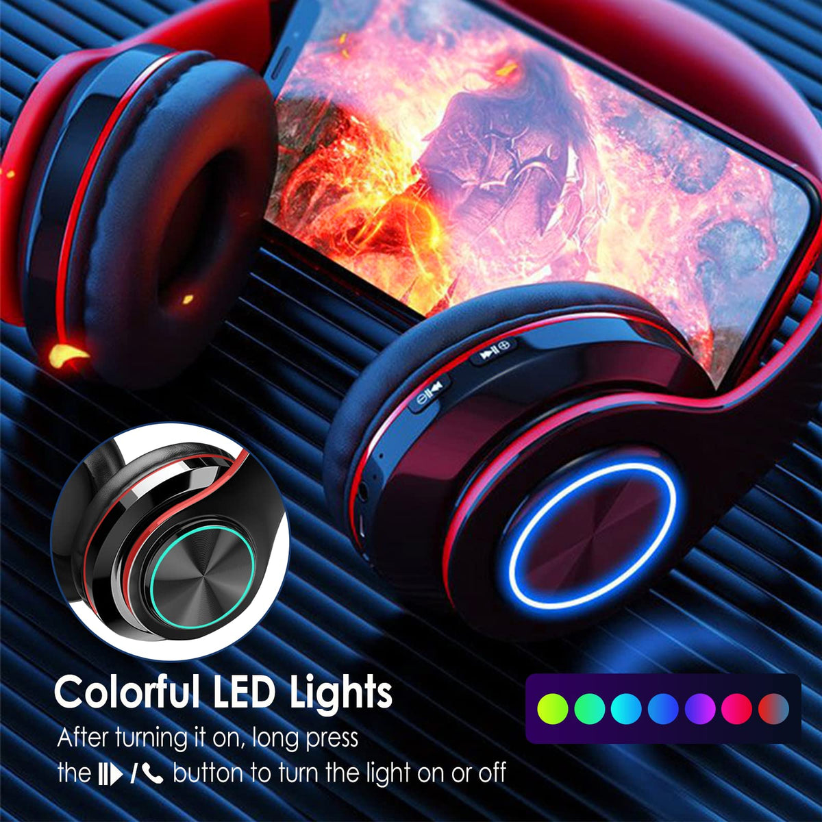 iChenovo soft leather ear cushions provide long-lasting comfort