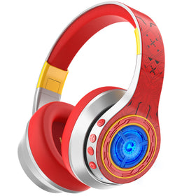 iClever Auraa front view in silver showing kid-ready protection and noise reduction benefit