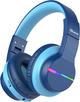 iClever BTH12 front view showing design and colorful benefits