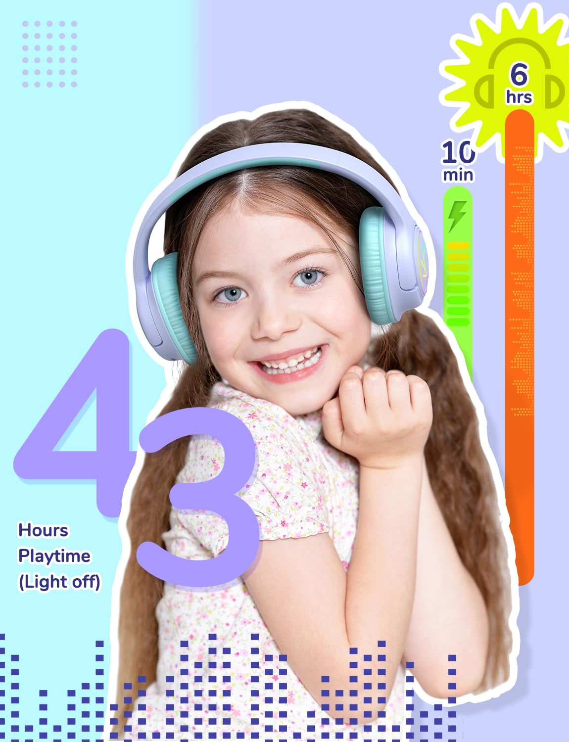 iClever BTH18 rotatable ear cups for comfy fit