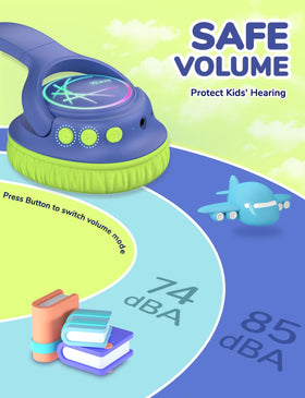 iClever BTH18 safe-volume headphones protect young ears during daily use.