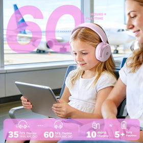 iClever Type-C cable next to headset highlighting fast-charge convenience