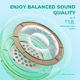 iClever BTH22 40mm driver delivers clear, balanced sound for learning