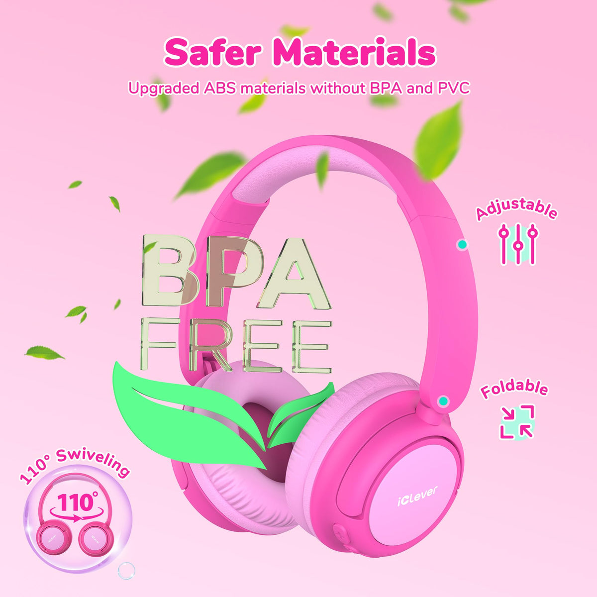iClever BTH22 AUX cord option enables wired listening