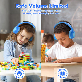 iClever BTH22 safety feature highlight with volume protection design