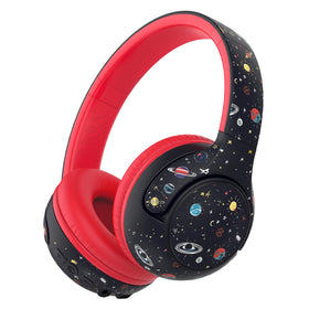 iClever BTH27 toddler headphones on child with soft leather ear cushions for comfort