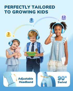 Versatile 3.5mm jack supports most school devices.