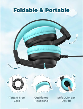 iClever HS19 compatible with 3.5mm jacks on tablets and laptops.
