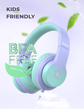 iClever HS19S soft over-ear earmuffs for comfortable long wear.