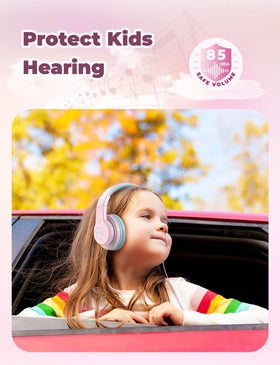 iClever Kids Headphones 3-5mm compatibility for Chromebooks, iPads, and more.