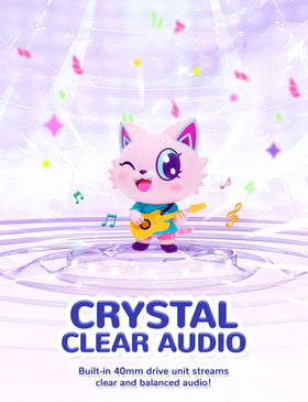 iClever Kids Headphones feature 40mm drivers for balanced sound.