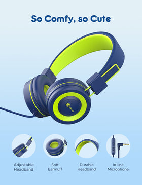 iClever stereo sound and cushioned pads for comfortable all-day listening